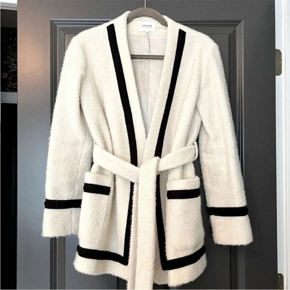 Alpaca Coat Manteau Mike Sezane NWT Mickey Fantasia Crossbody Bag